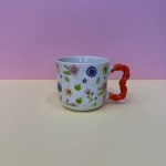 ماگ گلدار دسته بافت - تصویر 2